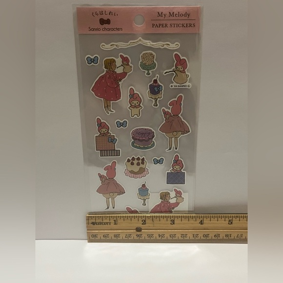 My Melody-Kurahashi Rei Cake Sticker Sheet - Picture 4 of 5